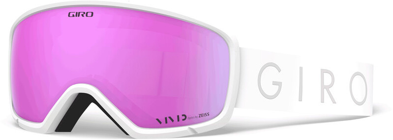 Giro Millie Gogle, white core light/vivid pink 2020 Gogle narciarskie 300090-006
