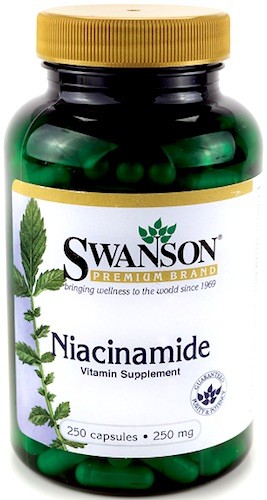 SWANSON Niacinamide 250mg 250kaps - suplement diety