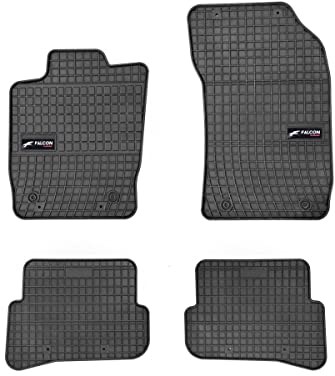 DBS DBS 1765859 gumowe dywaniki samochodowe  na wymiar  4-częściowe  wysokiej jakości guma  bezzapachowa  antypoślizgowe  podwyższone krawędzie 1765859