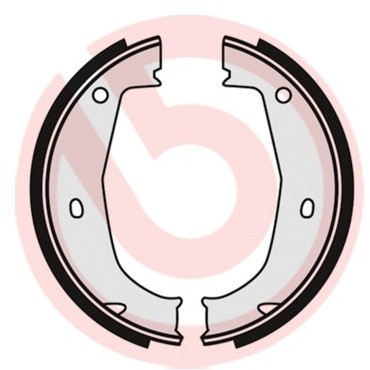 BREMBO Zestaw szczęk hamulcowych, hamulec postojowy S 06 508