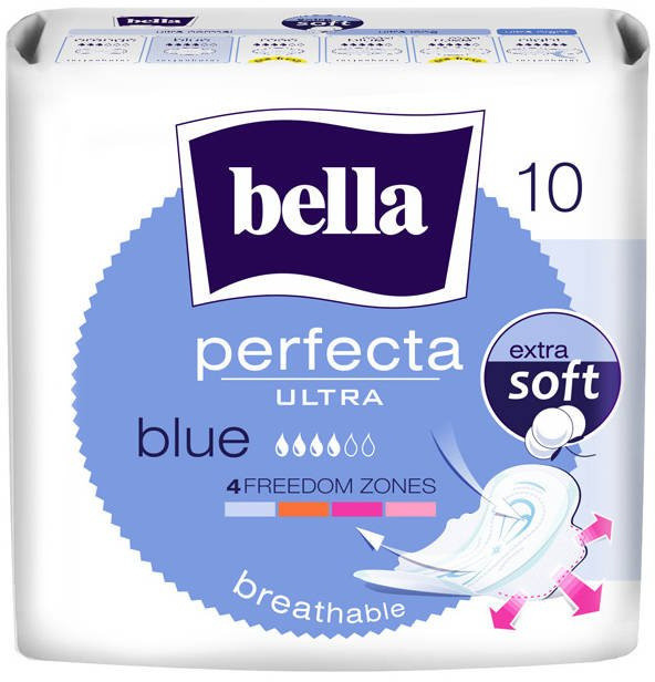 Bella Podpaski Bella Bella Perfecta Ultra Blue 10 szt. BE-013-RW10-266