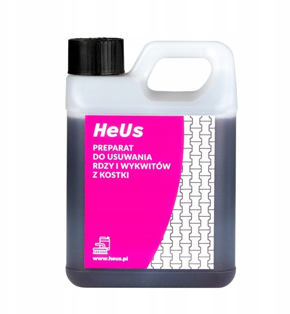 Środek do czyszczenia rdzy z kostki brukowej HeUs