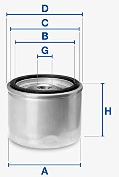 UFI FILTERS UFI Filters 23.282.00 filtr oleju 23.282.00