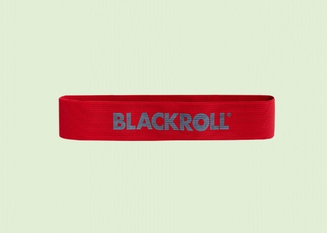 BLACKROLL Taśma średnia/lekka LOOP BAND 30 cm BLACKROLL czerwona)