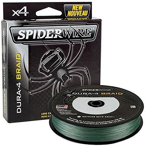 Spiderwire Spider wire męskie Dura-4 lamówką 0.12 MM/10.5kg-23lb, zielony (Moss), 300 m 653-1450387