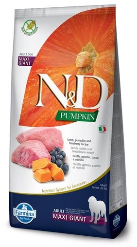Farmina N&D Pumpkin Dog Adult Giant Maxi lamb & bluberry 12 kg