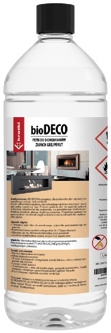 Kratki Kratki Płyn do biokominków grejpfrut BIO-DECO/grejpfrut