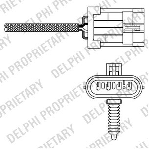 DELPHI Sonda lambda ES20135-12B1