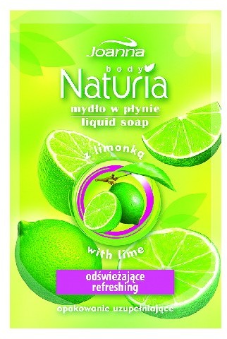 Joanna Naturia Body Mydło w płynie Limonka zapas 300ml