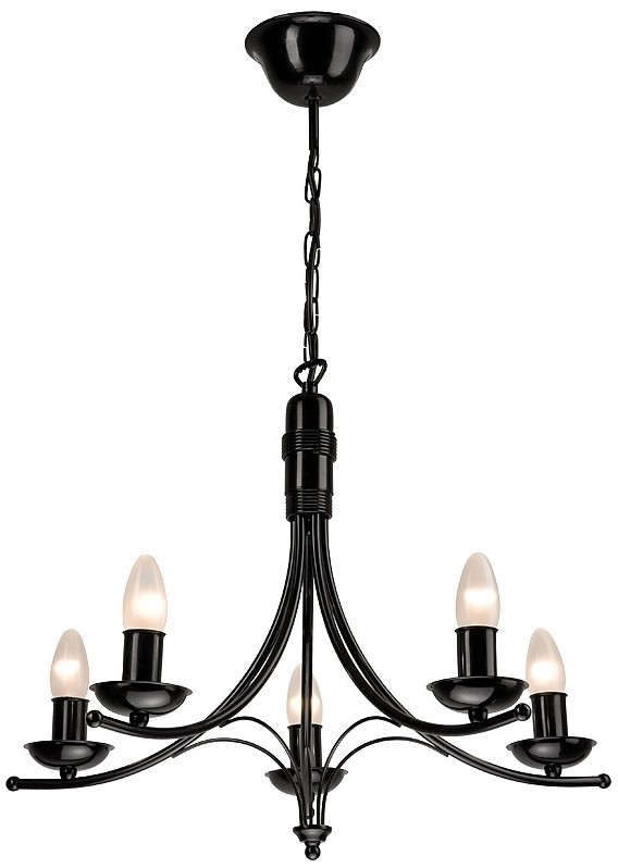 Lamkur Żyrandol na łańcuchu LUCA 5xE14/40W/230V