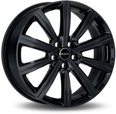 MAK Felga BIRMINGHAM GLOSS BLACK 9.5x22 5x120 ET49 J22494995BIR.B