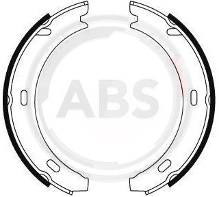 A.B.S. Zesatw szczęk hamulcowych, hamulec postojowy 8806