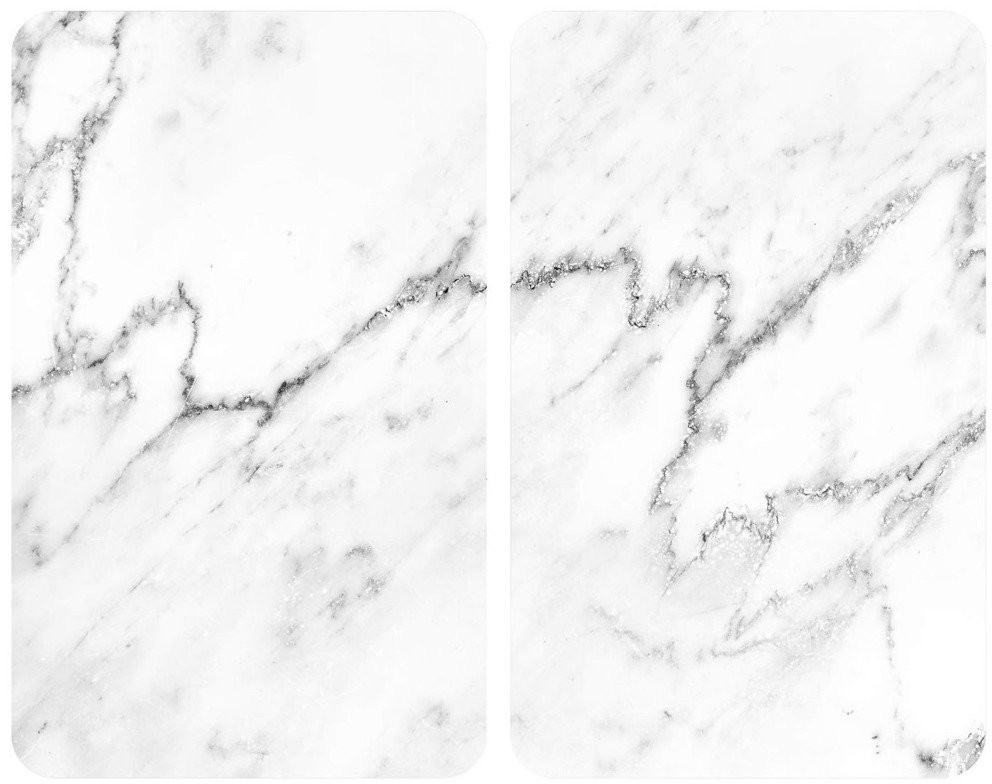 Wenko Szklana płyta ochronna Universal Marble 2 sztuki B07PFPRX36