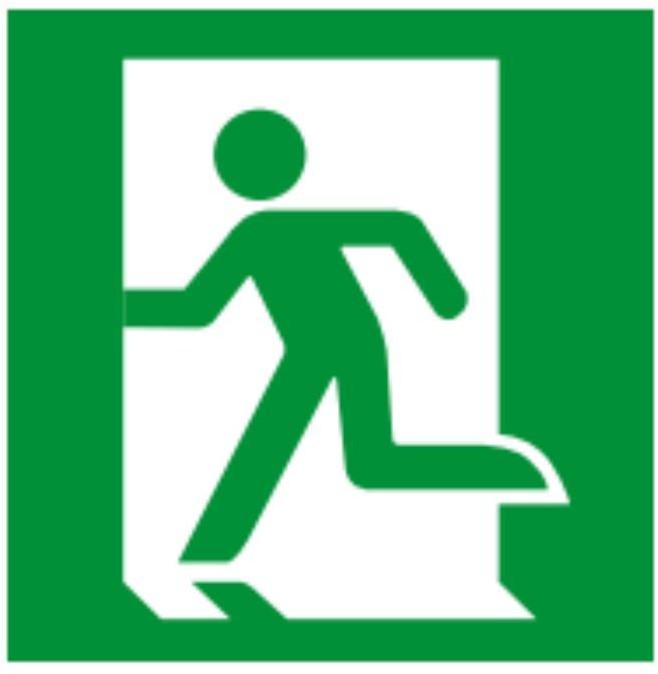 Intelight Piktogram do VELLA 123x123 wyjście w lewo INLEWA 93334