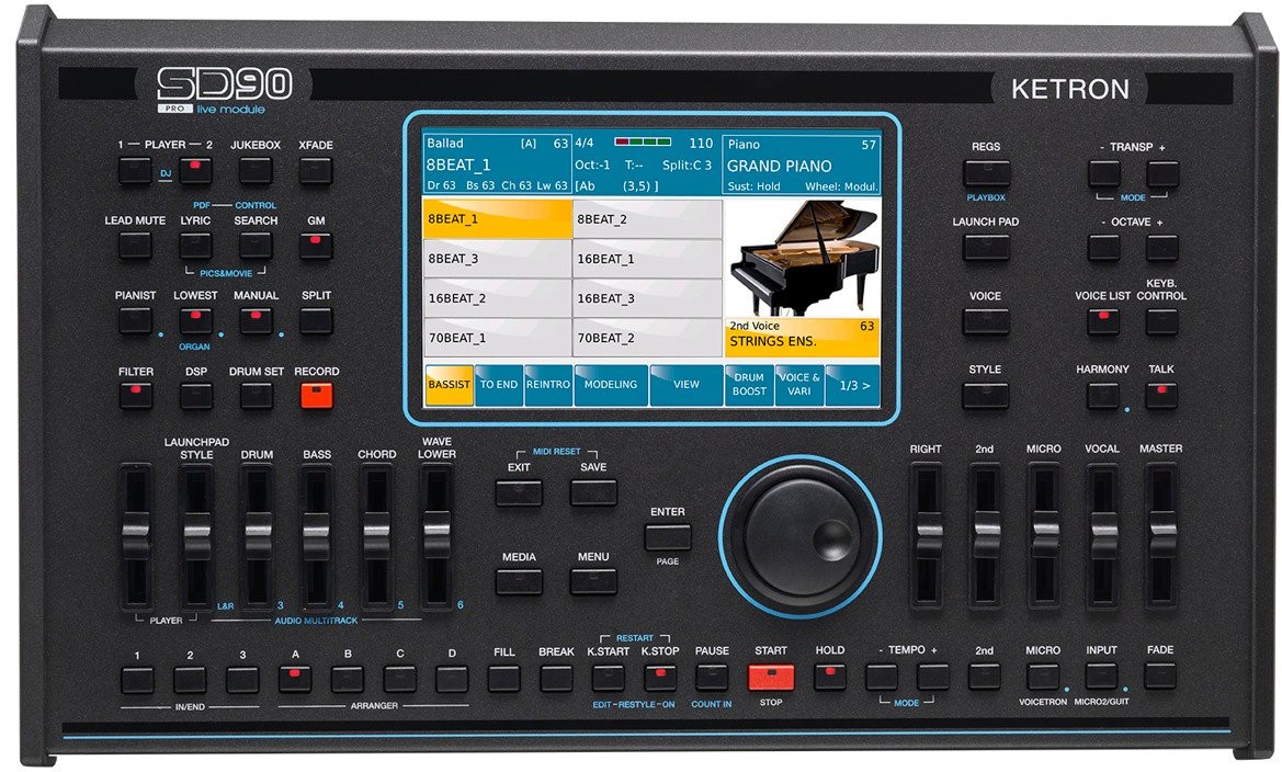 Ketron SD 90 Pro Live Station - Keyboard 22839