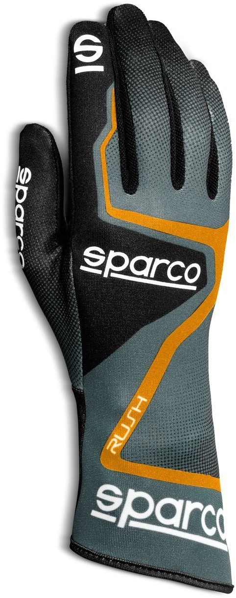 Sparco Rękawice kartingowe RUSH MY20 szaro-pomarańczowe 00255605GRAF