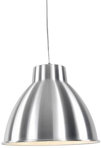 Unbekannt aluminor S 2089 lampa wisząca, 40 W, E27, szczotkowane aluminium, satynowane S 2089