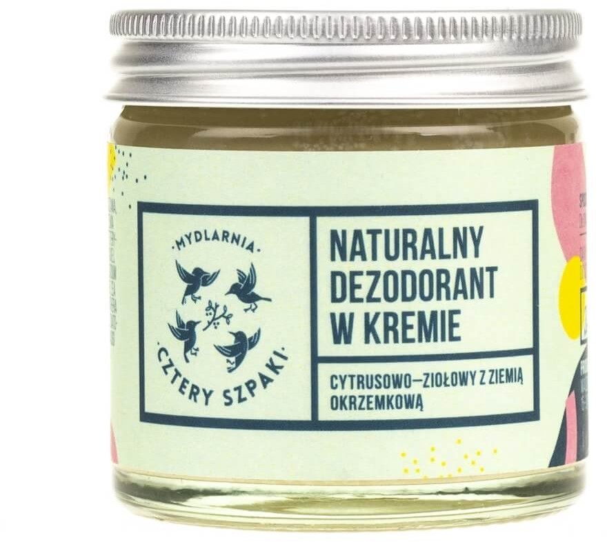 Cztery szpaki Dezodorant w kremie cytrusowo-ziołowy - Cztery Szpaki 4SZ024