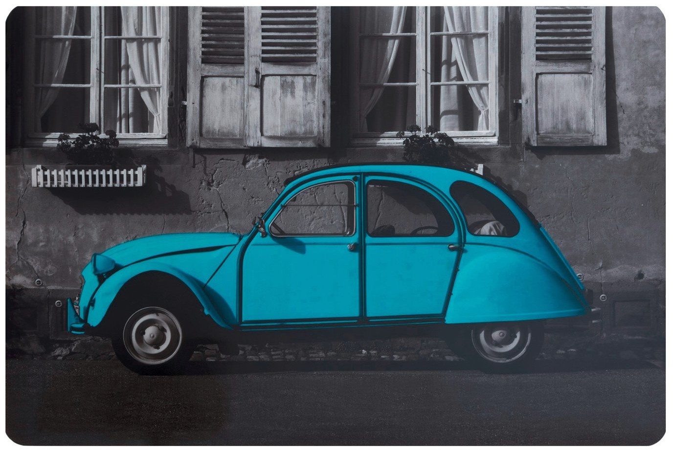 Eurofirany Podkładka Car stalowo-niebieska 30 cm x 43 cm