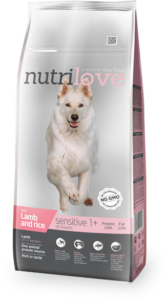 Nutrilove Sensitive Lamb & Rice 3 kg