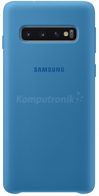 Samsung Silicone Cover do Galaxy S10+ Niebieski (EF-PG975TLEGWW)