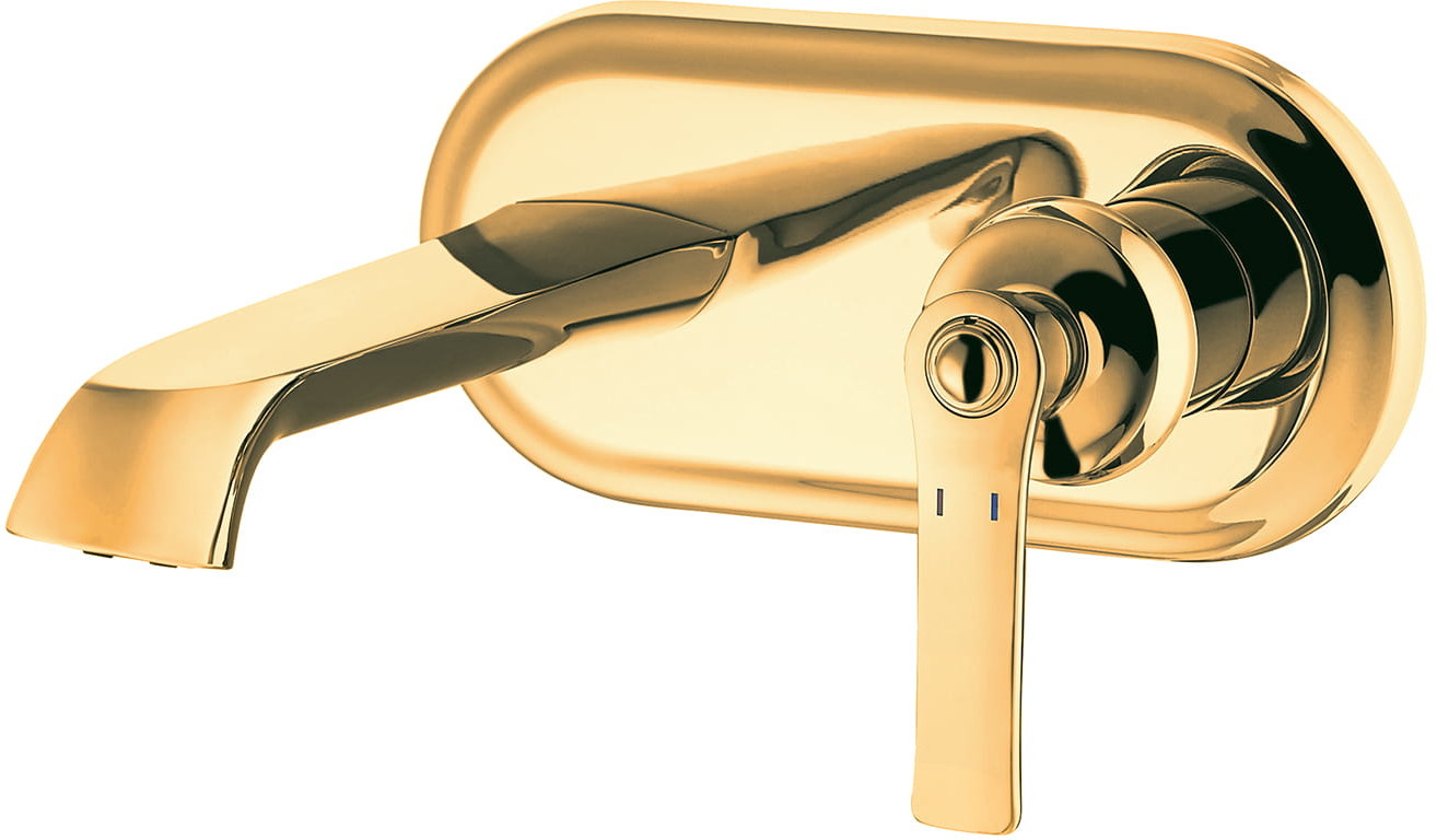 Omnires Bateria umywalkowa podtynkowa ARMANCE złota AM5215 GL