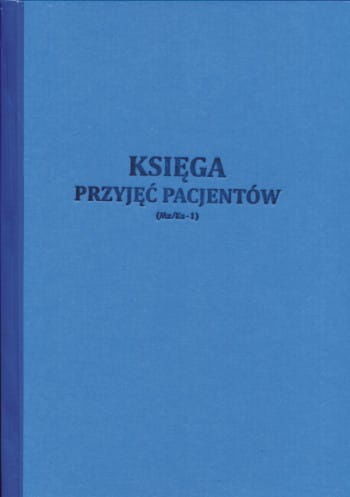 Firma krajewski Księga przyjęć pacjentów [Mz/Ks-1] 47709_0