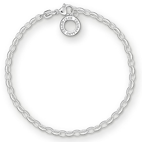 THOMAS SABO Thomas Sabo Charm X0163-L bransoletka srebrna, 19 cm X0163-001-12-L