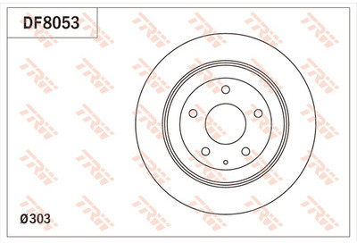 TRW KFZ Ausruestung GmbH) KFZ Ausruestung GmbH) DF8053 DF8053