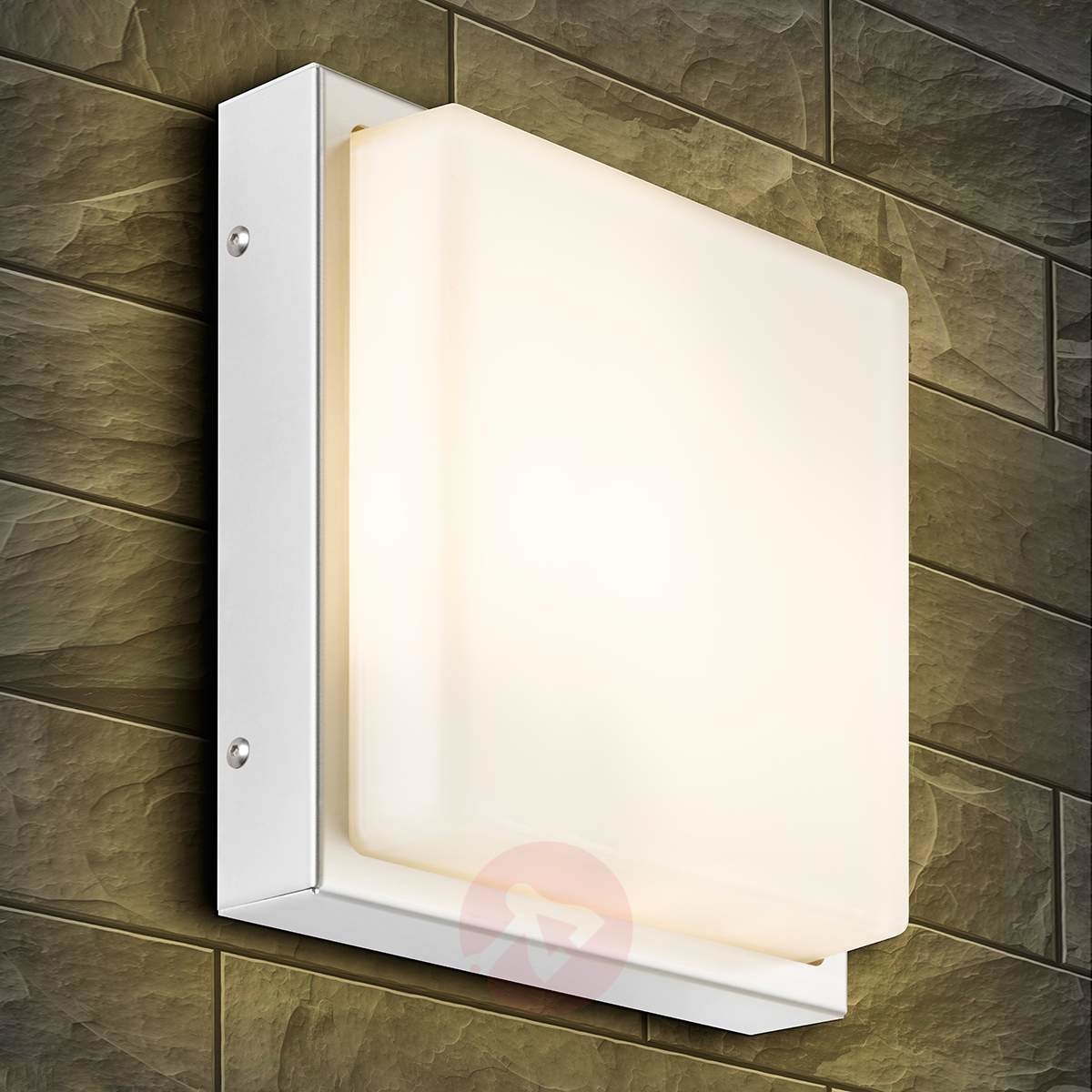 LCD LCD Zewnętrzna lampa ścienna ze stali  Quadro