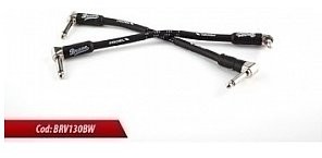 PROEL BRV130LU015BW Kabel instrumentalny mono kątowy 0,15m BRV130LU015BW