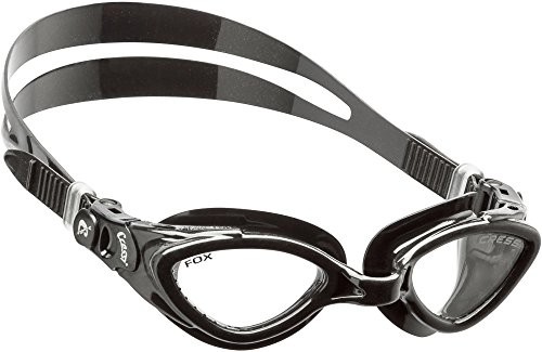 Cressi Fox okulary do pływania, Made in Italy, czarny, jeden rozmiar DE202150
