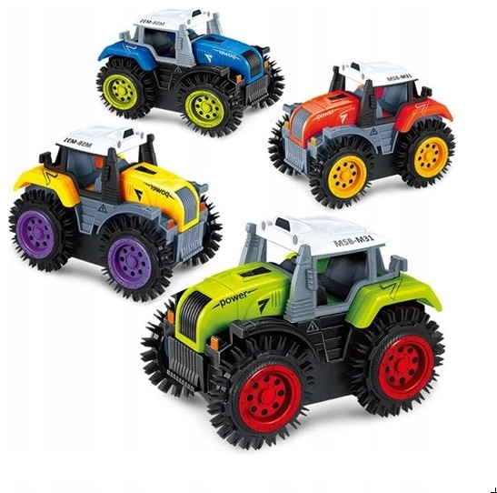 Traktor Autko Przewrotka Samochód Auto Cars Stunt