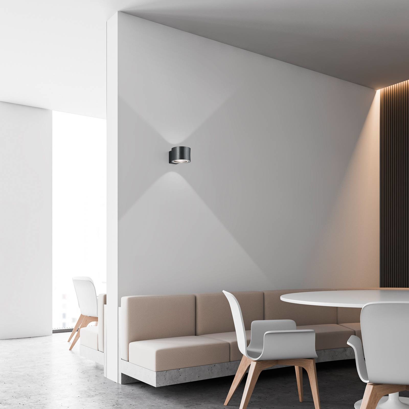 BANKAMP BANKAMP Impulse kinkiet LED antracyt