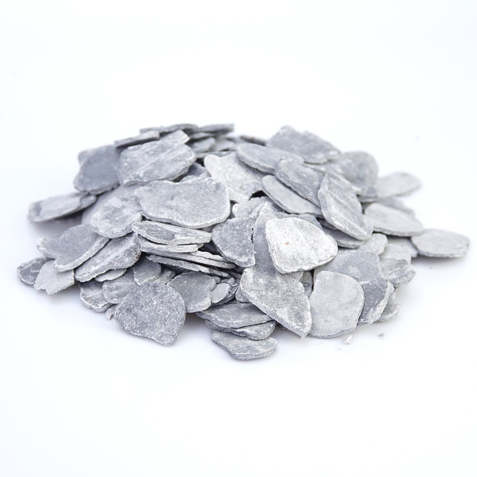 Kratki.pl ozdobne płatki ceramiczne szare LEO/PLATKI/SZARE