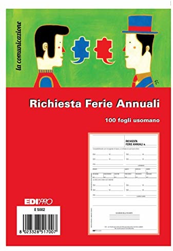 Edipro EDIPRO - E5170  blok na wymagania wakacyjne, 100 arkuszy do 14,8 x 22