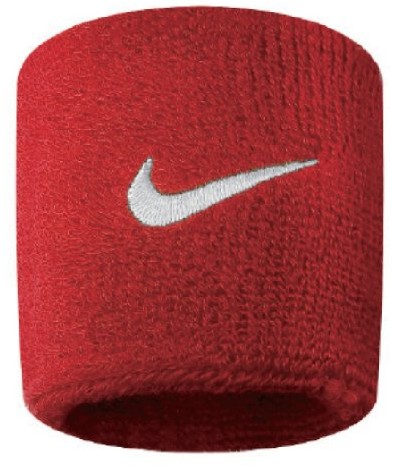 Nike 9380/4 Swoosh Wrist Bands opaska przeciwpotowa, - N.NN.04.601.OS