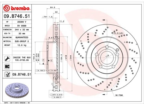 BREMBO 09.B746.51