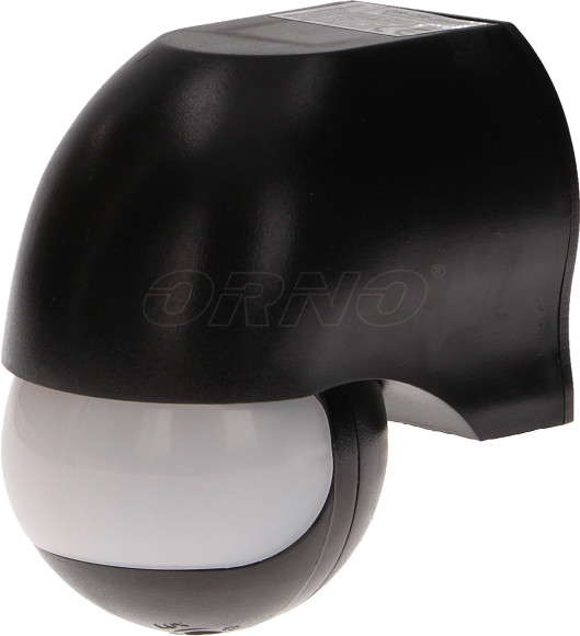 Orno Czujnik ruchu 180 st. IP44 1200W czarny OR-CR-204/B