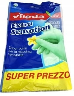 Vileda Extra Sensation Rękawiczki pachnące rozm M