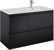 Elita 168163 SZAFKA podumywalkowa SPLIT 100 3S P BLACK MATT PDW