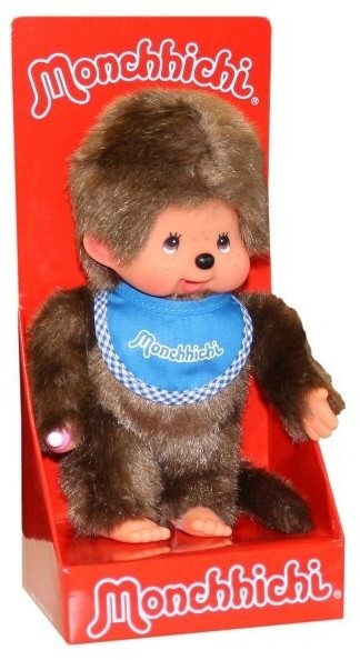 Nieprzypisany Monchhichi klasyczny chłopiec niebieski FORX0131