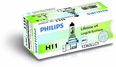 Philips 12362LLECOC1 Longlife EcoVision H11 reflektor lampy 12362LLECOC1, 1er karton 36194030