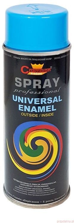 Champion Farba champion uniwersalna 400ml RAL5015 błękitna aerozol 5905179471468