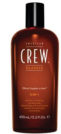 American Crew 3in1 Shampoo Conditioner And Body Wash szampon odżywka i żel do kąpieli 250ml 50797-uniw