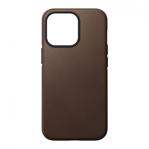 NOMAD NOMAD Case Leather Modern MagSafe Rustic Brown | iPhone 13 Pro NM01058885