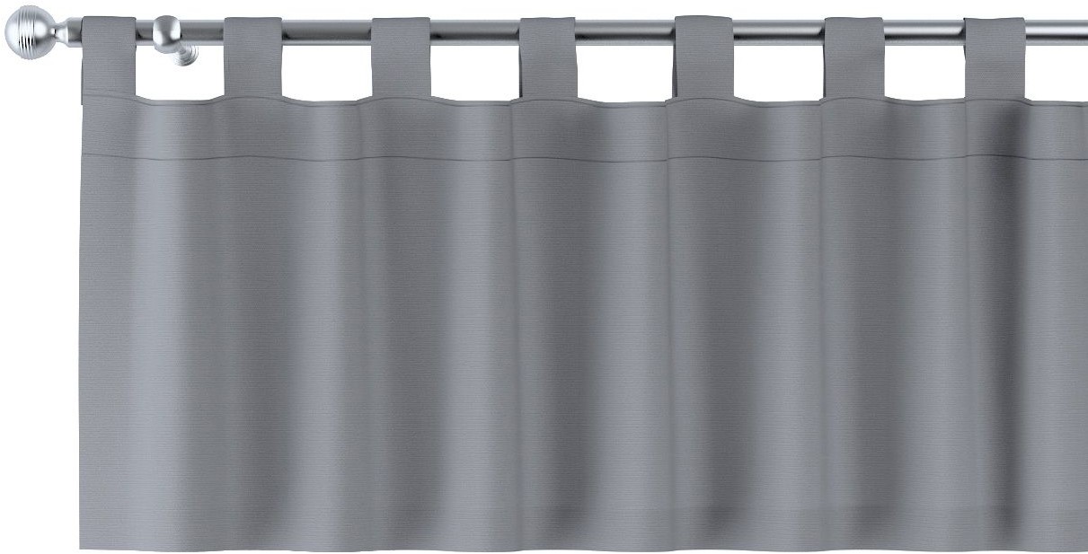 Dekoria Lambrekin na szelkach Slade Grey szary) 260 × 40 cm Cotton Panama 1357-702-07