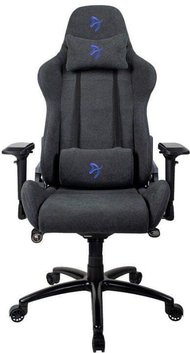 Arozzi Verona Signature Soft Fabric czarno-niebieski (VERONA SIG SFB BL))