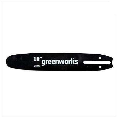 Greenworks Tools prowadnica 25 cm do piły Łańcuch (2000007, g24cs25, 2000007ua), czarna, 7 x 39 x 2 cm,,,,, 29577