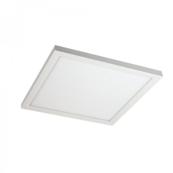 Light&More LM P SQUARE/40 WH PLAFON NOWOCZESNA LAMPA SUFITOWA NATYNKOWA LED 30W 2400lm=200W 3000K 40x40cm BIAŁY ŚCIEMNIALNY LM P SQUARE/40 WH